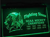 Fighting Sioux 2016 Chaimpions LED Neon Sign Electrical -  - TheLedHeroes