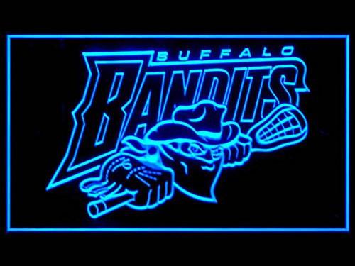 Buffalo Bandits LED Neon Sign USB - Blue - TheLedHeroes