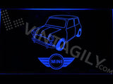 Mini Cooper Classic LED Neon Sign Electrical - Blue - TheLedHeroes