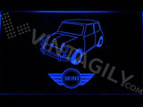 Mini Cooper Classic LED Neon Sign USB - Blue - TheLedHeroes