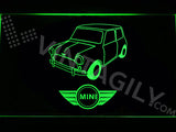 FREE Mini Cooper Classic LED Sign - Green - TheLedHeroes