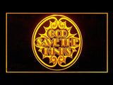 God Save The Kinks LED Neon Sign Electrical - Yellow - TheLedHeroes