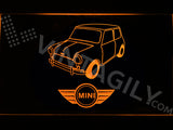 Mini Cooper Classic LED Sign - Orange - TheLedHeroes