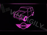 Mini Cooper Classic LED Neon Sign Electrical - Purple - TheLedHeroes