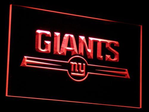New York Giants LED Neon Sign Electrical - Red - TheLedHeroes