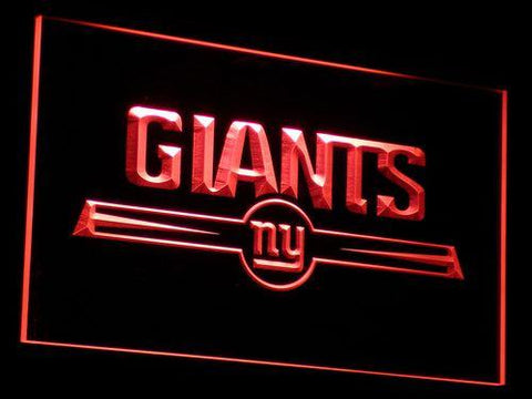New York Giants LED Neon Sign Electrical - Red - TheLedHeroes