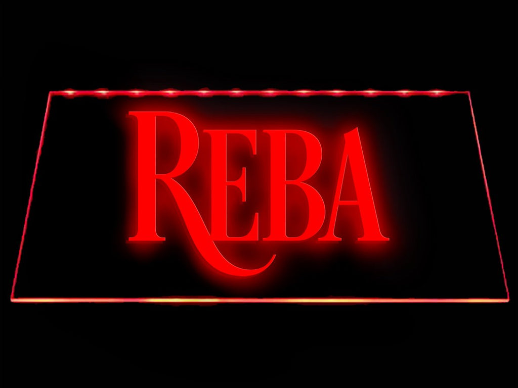 Reba LED Neon Sign USB - Red - TheLedHeroes