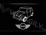 Mini Cooper Classic LED Neon Sign Electrical - White - TheLedHeroes