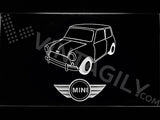 Mini Cooper Classic LED Sign - White - TheLedHeroes