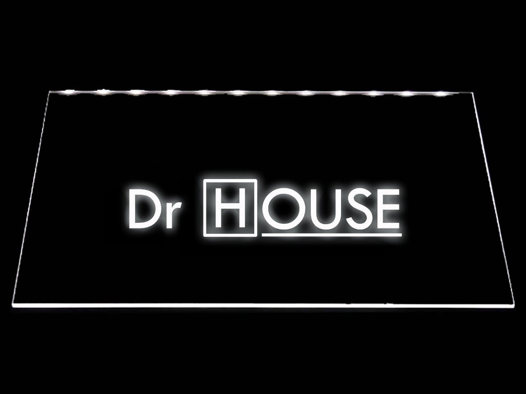Dr House LED Neon Sign USB - White - TheLedHeroes