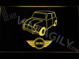 Mini Cooper Classic LED Sign - Yellow - TheLedHeroes