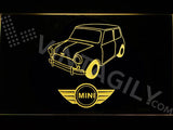 Mini Cooper Classic LED Neon Sign Electrical - Yellow - TheLedHeroes