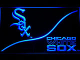 Chicago White Sox (4) LED Neon Sign USB - Blue - TheLedHeroes