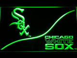 Chicago White Sox (4) LED Neon Sign USB - Green - TheLedHeroes