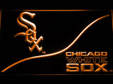 Chicago White Sox (4) LED Neon Sign USB - Orange - TheLedHeroes