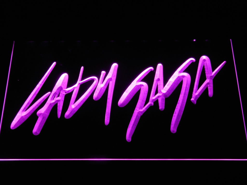 Lady Gaga LED Neon Sign USB - Purple - TheLedHeroes