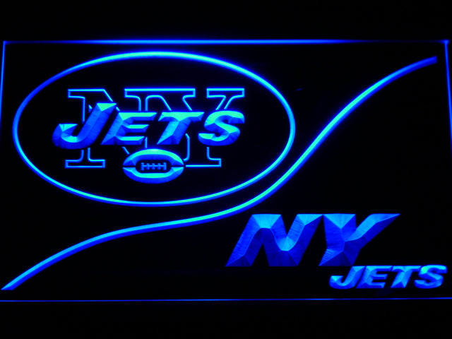 New York Jets (3) LED Sign - Blue - TheLedHeroes
