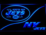 New York Jets (3) LED Neon Sign Electrical - Blue - TheLedHeroes