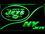 New York Jets (3) LED Neon Sign USB - Green - TheLedHeroes