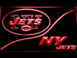 New York Jets (3) LED Neon Sign USB - Red - TheLedHeroes