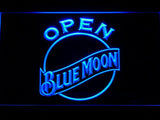 Blue Moon Open LED Neon Sign Electrical - Blue - TheLedHeroes