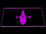 Arrow LED Neon Sign USB - Purple - TheLedHeroes