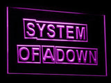 System Of A Down LED Neon Sign Electrical - Purple - TheLedHeroes
