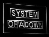 FREE System Of A Down LED Sign - White - TheLedHeroes