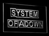 System Of A Down LED Neon Sign Electrical - White - TheLedHeroes