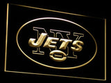 FREE New York Jets LED Sign - Yellow - TheLedHeroes