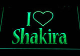 Shakira (2) LED Neon Sign USB - Green - TheLedHeroes
