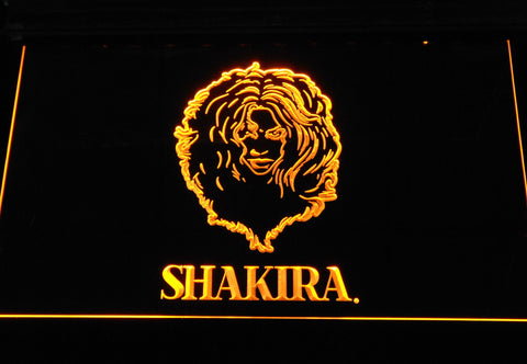 Shakira LED Neon Sign Electrical - Yellow - TheLedHeroes