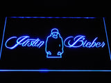 Justin Bieber LED Neon Sign Electrical - Blue - TheLedHeroes