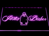 Justin Bieber LED Neon Sign USB - Purple - TheLedHeroes