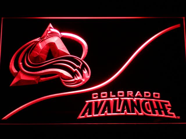 Colorado Avalanche (3) LED Neon Sign Electrical - Red - TheLedHeroes