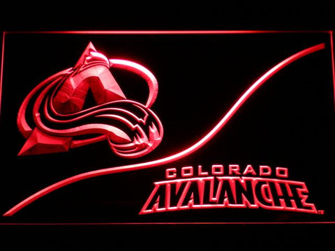 Colorado Avalanche (3) LED Neon Sign Electrical - Red - TheLedHeroes