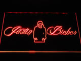 Justin Bieber LED Neon Sign USB - Red - TheLedHeroes