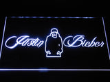 Justin Bieber LED Neon Sign USB - White - TheLedHeroes