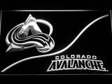 Colorado Avalanche (3) LED Neon Sign USB - White - TheLedHeroes