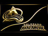 FREE Colorado Avalanche (3) LED Sign - Yellow - TheLedHeroes