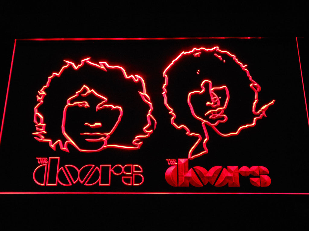The Doors (2) LED Neon Sign USB - Red - TheLedHeroes