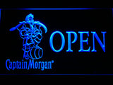 FREE Captain Morgan Open LED Sign - Blue - TheLedHeroes