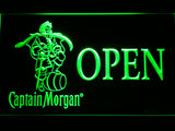 FREE Captain Morgan Open LED Sign - Green - TheLedHeroes