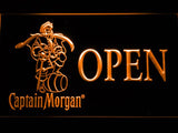 Captain Morgan Open LED Neon Sign USB - Orange - TheLedHeroes