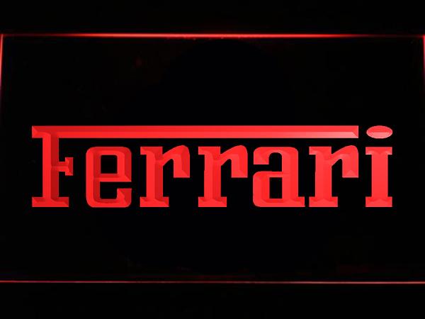 Ferrari 2 LED Neon Sign Electrical - Red - TheLedHeroes
