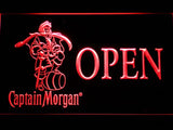 Captain Morgan Open LED Neon Sign Electrical - Red - TheLedHeroes