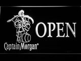 Captain Morgan Open LED Neon Sign Electrical - White - TheLedHeroes