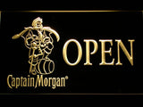 Captain Morgan Open LED Neon Sign Electrical - Yellow - TheLedHeroes
