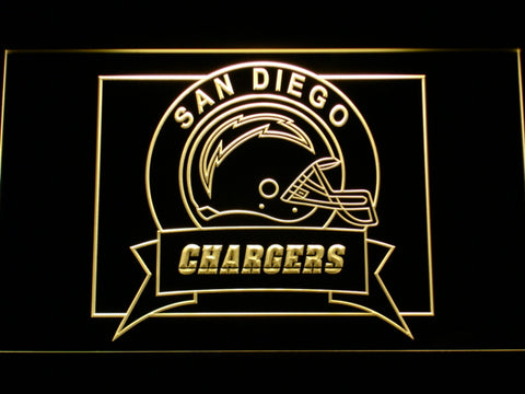 FREE San Diego Chargers (5) LED Sign - Yellow - TheLedHeroes