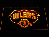 Edmonton Oilers (2) LED Neon Sign Electrical - Yellow - TheLedHeroes